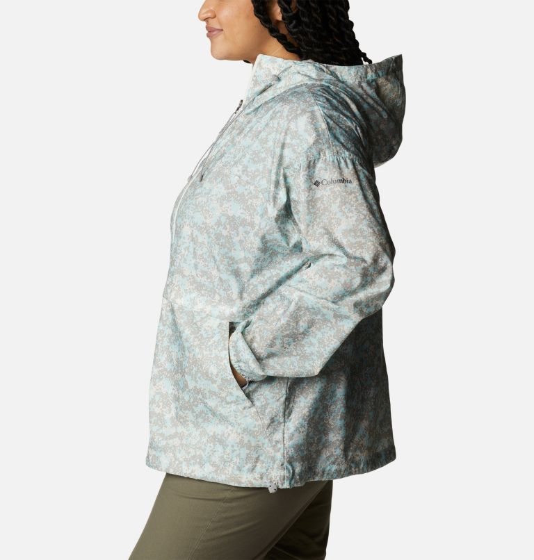 Columbia Alpine Chill Windbreaker Jakke Dame Grønn | Plus Size 51973L